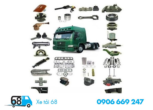 các phụ kiện của xe đầu kéo howo